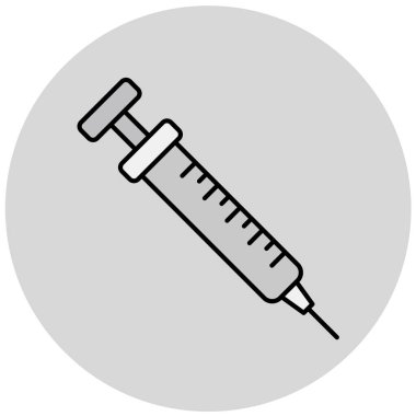 Şırınga ikonu vektör çizimi