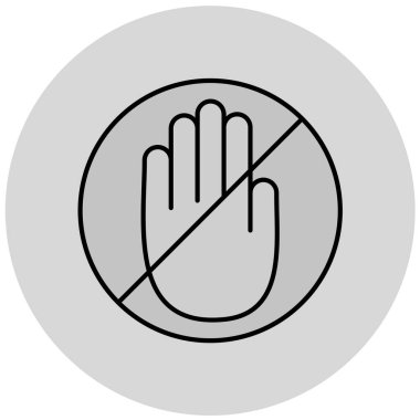 - Hayır. Web simgesi basit illüstrasyon