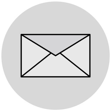 E- posta simgesi vektör illüstrasyonu