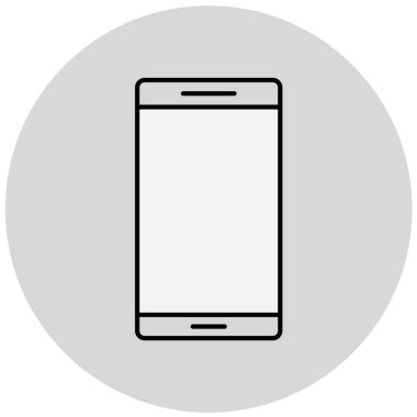 cep telefonu simgesi. düz dizayn biçimi 10