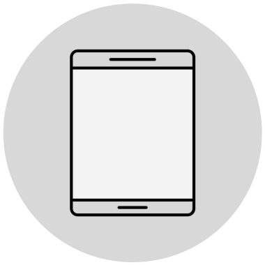 Akıllı telefon simgesi. düz dizayn biçimi 10