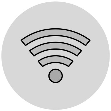 wifi simgesi vektör illüstrasyonu