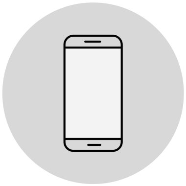 cep telefonu simgesi. vektör illüstrasyonu