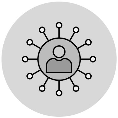 seo modern simgesinin vektör illüstrasyonu