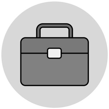 evrak çantası simgesi, vektör illüstrasyonu