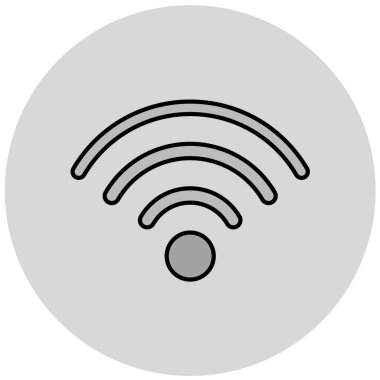 wifi simgesi vektör illüstrasyonu