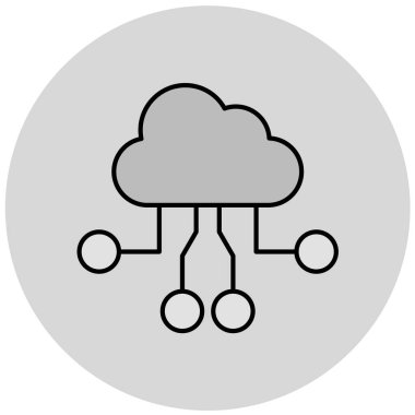 Bulut hesaplama. Web simgesi