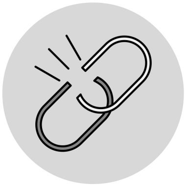 zincir simge vektör çizim