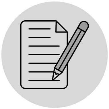 belge simgesi, vektör çizimi