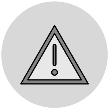 uyarı simgesi vektör illüstrasyonu