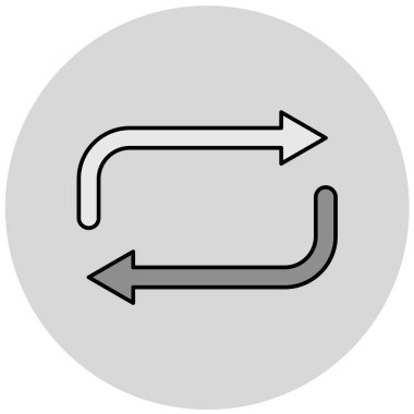 ok simgesi vektör illüstrasyonu