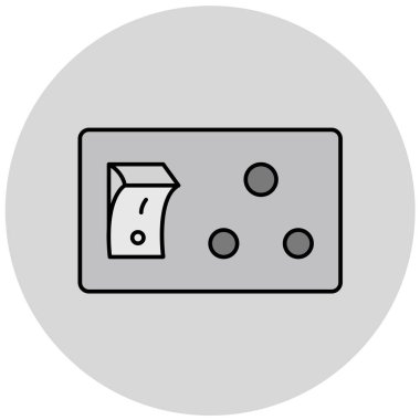 düğme, web simgesi basit illüstrasyon