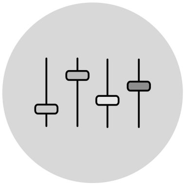 eşitleyici simge vektör illüstrasyonu