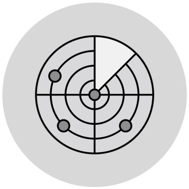 Moda biçimi izole edilmiş arkaplanda hedef simge