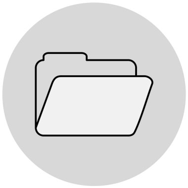 Dosya. Web simgesi basit illüstrasyon