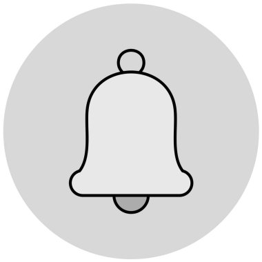 Zil. Web simgesi basit illüstrasyon