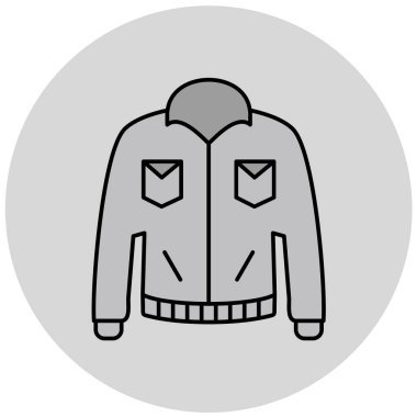 Hoodie simge vektör çizim