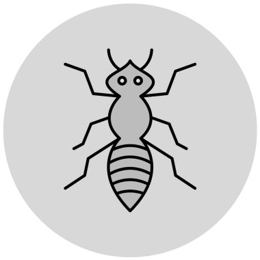 karınca simgesi izole edildi