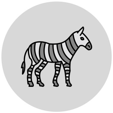 Zebra vektör resimleme