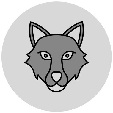 Kurt. Web simgesi basit illüstrasyon