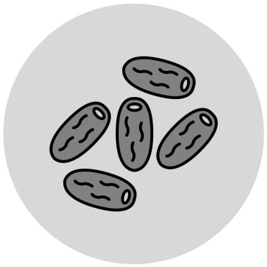 Gıda simgesinin vektör illüstrasyonu