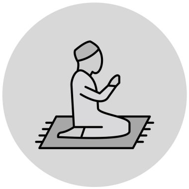 Şapkalı bir adamın vektör çizimi