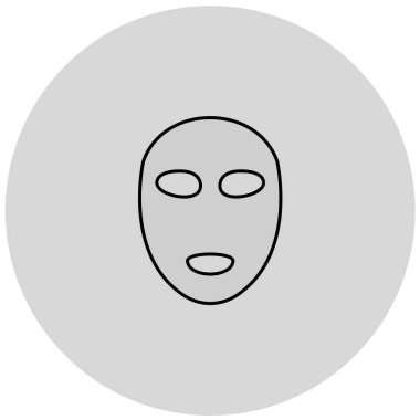 Uzaylı. Web simgesi basit illüstrasyon