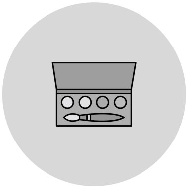 Güzellik ve moda simgesinin vektör çizimi