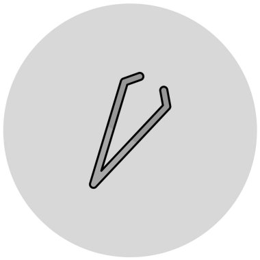 Kalem. Web simgesi basit illüstrasyon