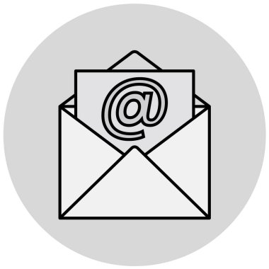 e- posta simgesi vektör illüstrasyonu