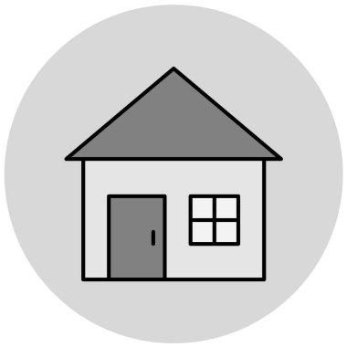 ev simgesi vektör illüstrasyonu