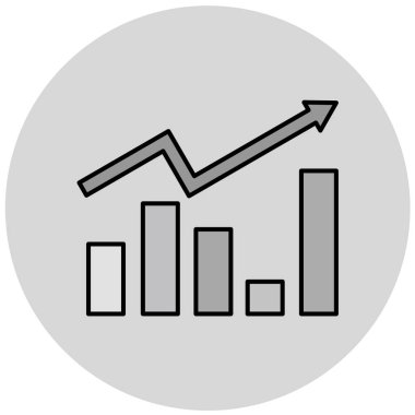 iş grafiği vektör illüstrasyonu