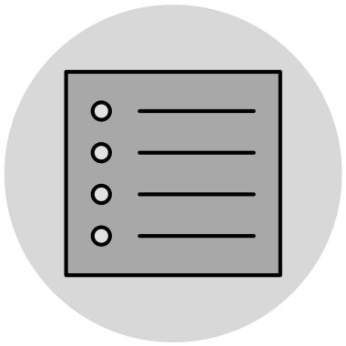 belge simgesi, vektör çizimi