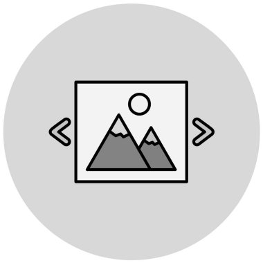 Bir resmin vektör illüstrasyonu