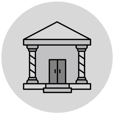 banka simgesi modada izole edilmiş arkaplan