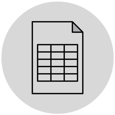 dosya biçimi simgesi, vektör illüstrasyonu