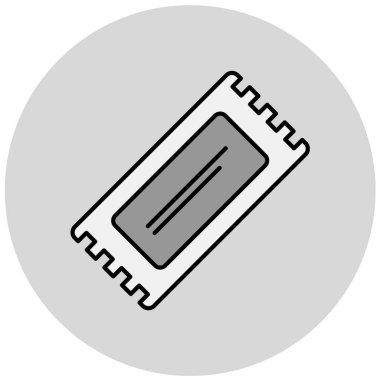 Okul biletinin vektör illüstrasyonu