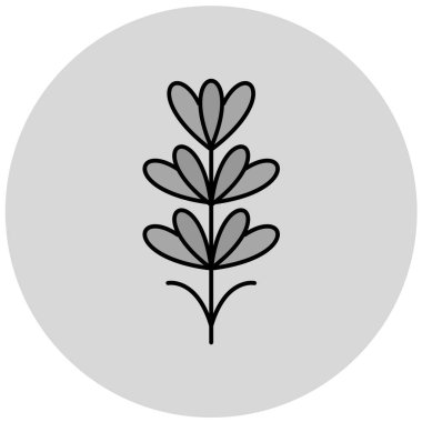 bitki simgesi, vektör illüstrasyonu