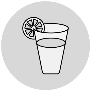 kokteyl basit kutsal kişilerin resmi, vektör çizim