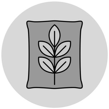 plant simple icon, vector illustration