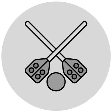 Spor. Web simgesi basit illüstrasyon