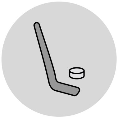 hokey ikonu vektör illüstrasyonu