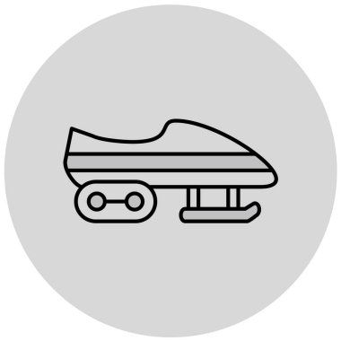 Spor ayakkabıları. Web simgesi basit illüstrasyon