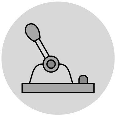 Düzenleyici mekanizma simgesinin vektör illüstrasyonu