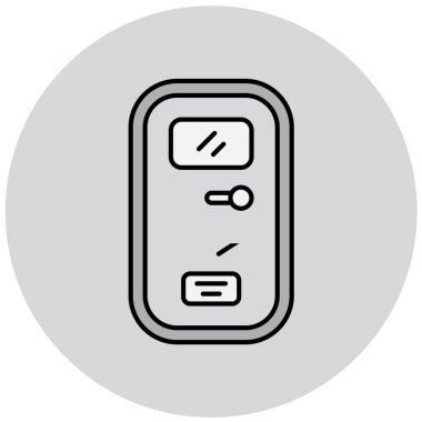 Gemi kapısının vektör çizimi