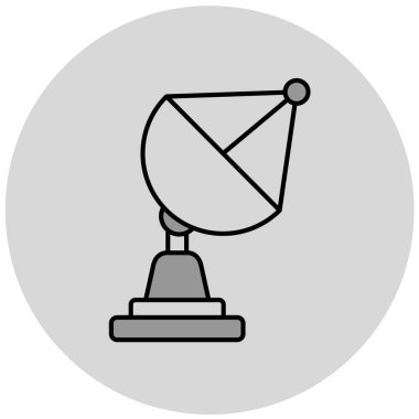 Anten modern simgesinin vektör illüstrasyonu