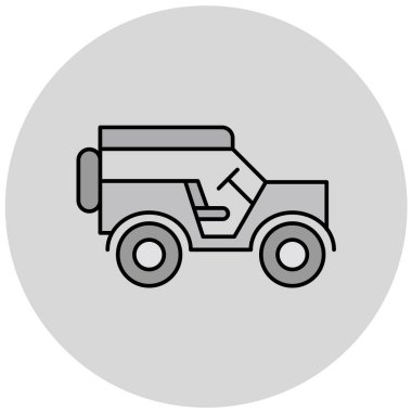 kamyon web simgesi basit illüstrasyon