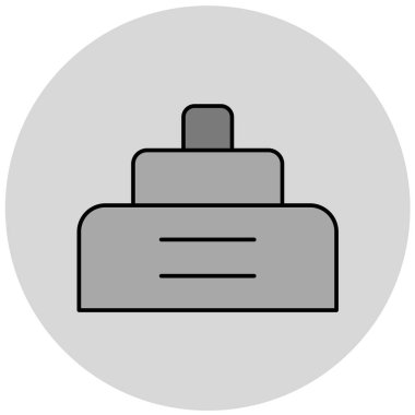 Modern b 'nin vektör illüstrasyonu eksik simgesi