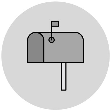 Posta simgesinin vektör illüstrasyonu