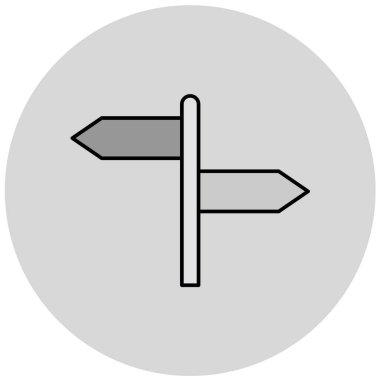 Projeniz için yön ok simgesi